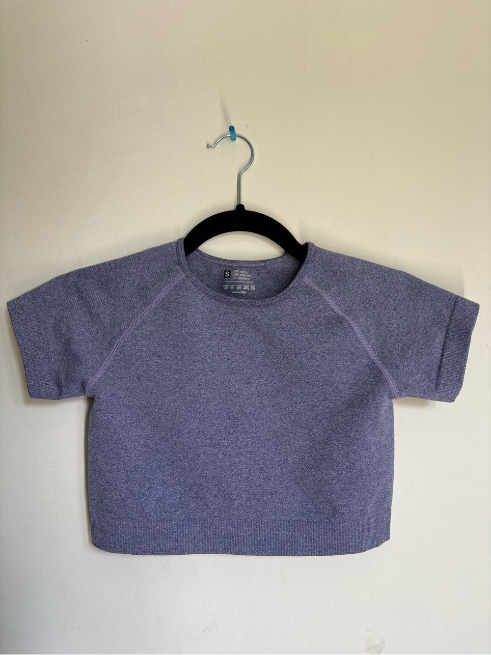 Kids Short-Sleeve Heather Purple Tee